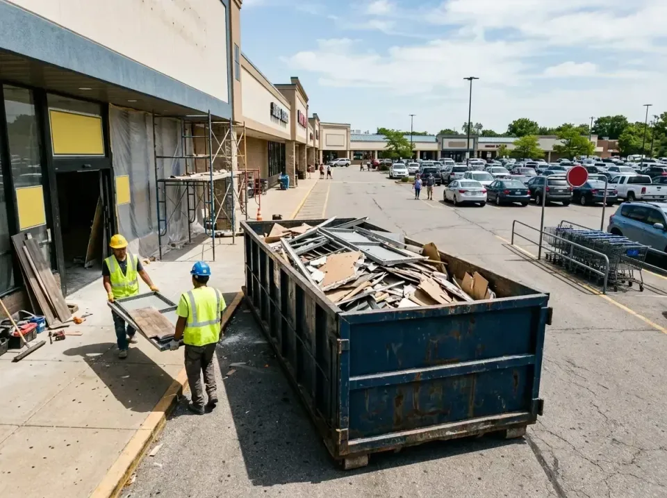 retail-store-renovation-debris-003 — frequently asked questions, Roll-off Dumpster Rentals in Chalfont, PA